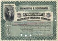 Old Stock Certificate 3 Royalty Free Stock Photo