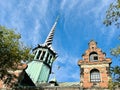 Old stock exchange, with prominent dragon tower, Copenhagen