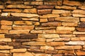 Old stone brick wall background. Royalty Free Stock Photo