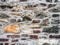 Old stone and brick wall Royalty Free Stock Photo