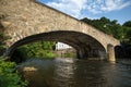 Old stone bridge altena germany Royalty Free Stock Photo