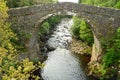 Old stone bridge on the General Wades military road Scotland