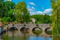 Old stone bridge at Slovenian town Ribnica