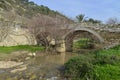Old stone bridge. Royalty Free Stock Photo