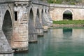 Old stone bridge in Visegrad Royalty Free Stock Photo