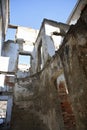 An old stone building Korean historic house in Russia near border Royalty Free Stock Photo