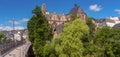 Old stone building of the old medieval university in Marburg.