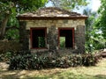 Old Stone Building in Tropical Setting Royalty Free Stock Photo