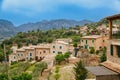 Old stone buildings in Fornalutx village in Mallorca Royalty Free Stock Photo