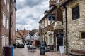 Old Stone Buildings and Traditional Pubs in England