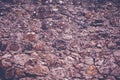 Old stone castle wall texture calming cold color.