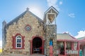 Old stone catholic church at Mayreau island, Saint Vincent and the Grenadines, West Indies, Caribbean