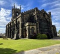 An old stone church, dating back to 1826, near the town of, Shipley, Yorkshire, UK