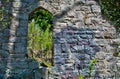 Old stone church ruins in Patapsco State Park in Maryland Royalty Free Stock Photo