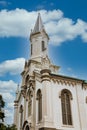 Old Stone Church on Nice Sky Royalty Free Stock Photo