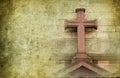 Old stone cross Royalty Free Stock Photo