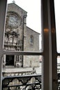 Old stone facade of Saint Francis church in Porto Royalty Free Stock Photo