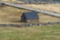 Old stone farm house for animal at Runde Royalty Free Stock Photo