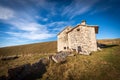 Old Stone Farmhouse on the Lessinia High Plateau - Verona Province Italy Royalty Free Stock Photo