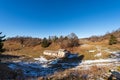 Old Stone Farmhouse on Lessinia High Plateau - Verona Province Italy Royalty Free Stock Photo