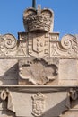 Old stone fort detail in Lagos city Royalty Free Stock Photo