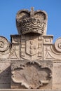 Old stone fort detail in Lagos city Royalty Free Stock Photo