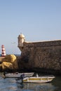 Old stone fort in Lagos city Royalty Free Stock Photo