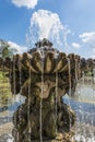 Old stone fountain in Hyde Park, London Royalty Free Stock Photo