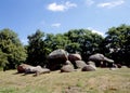 Old stone grave like a big dolmen