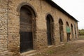 Old stone hall in Longwy, in Lorraine