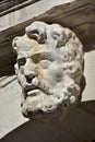 Old stone head decoration in Venice Royalty Free Stock Photo