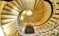 Old Stone Helical Elliptical Staircase Royalty Free Stock Photo