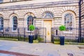 Old stone house with arched windows Edinburgh Royalty Free Stock Photo