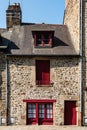 Old stone house in historic centre of Fougeres