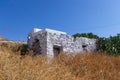 Old stone house in Iraklia island, Greece Royalty Free Stock Photo