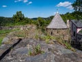 old stone house ruin elsterberg Royalty Free Stock Photo