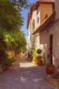 Old stone house in Safed, Upper Galilee, Israel Royalty Free Stock Photo