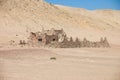 Old stone house in Sahara desert in Egypt, Africa Royalty Free Stock Photo