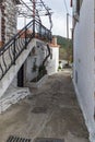 Old stone house in the village of Theologos, Greece Royalty Free Stock Photo