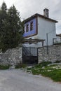 Old stone house in the village of Theologos, Greece Royalty Free Stock Photo