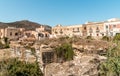 Old stone houses of the residential district on the island Favignana, province of Trapani, Sicily