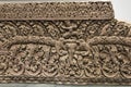Old stone Lintel of Lord Indra riding on Airavata Elephent in Thailand.
