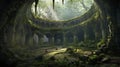 Enchanted Fantasy Wallpaper Landscapes With Grandiose Ruins And Naturalistic Tones