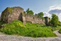 Old stone medieval walls in Kamianets-Podilskyi fortress, Ukraine Royalty Free Stock Photo