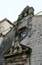 Old Stone Monastery Architecture and Bell Tower in Old Town Dubrovnik Royalty Free Stock Photo