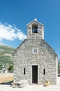 Old stone monastery in the Sutomore town in Montenegro Royalty Free Stock Photo