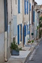 Old Stone Narrow Streets of small Provence town, France Royalty Free Stock Photo