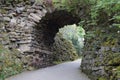 Old stone passway lookthrough Royalty Free Stock Photo