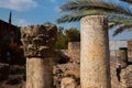 Old stone pillars, Galilee Israel Royalty Free Stock Photo