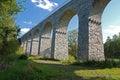 Old stone railway bridge Royalty Free Stock Photo